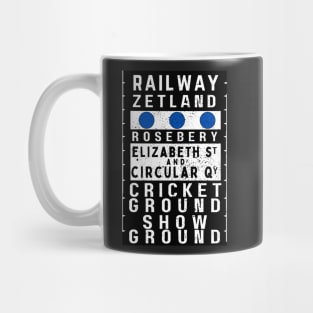 SYDNEY BUS DESTINATION ROLL - Cricket Ground Mug